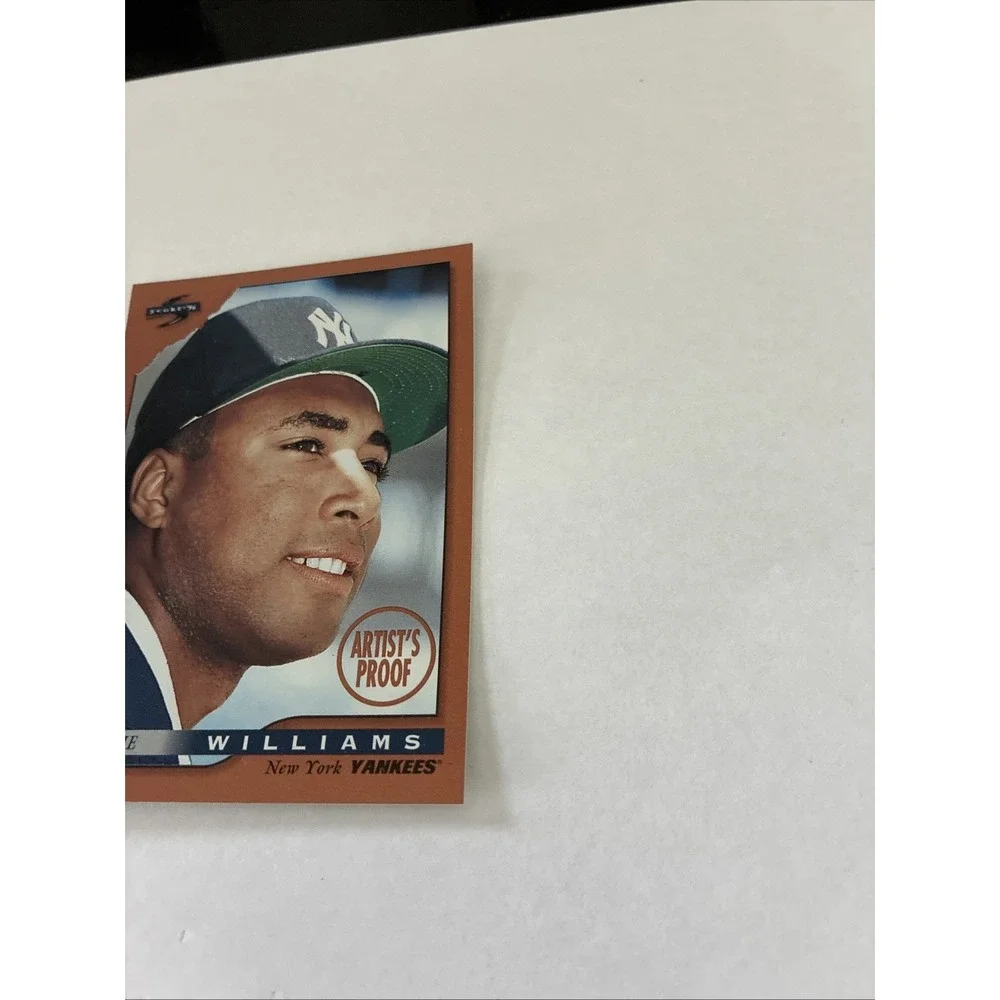 1996 Score - Bernie Williams‎ #68 Dugout Collection Series 2 Artist's Proof
